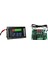 12V Asit Kurşun Akü Şarj Seviyesi LED Test Cihazı Mavi Voltmetre ve DC12V XH-W1219 Ntc Sensör Anahtarı Regülatörü Sensör Modülü (Yurt Dışından) 1