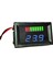 12V Asit Kurşun Akü Şarj Seviyesi LED Test Cihazı Mavi Voltmetre ve DC12V XH-W1219 Ntc Sensör Anahtarı Regülatörü Sensör Modülü (Yurt Dışından) 2