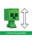 Minecraft Flippin' Figs 2 In 1 - Creeper And Charged Creeper(Creeper ve Değişen Creeper) 3