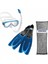 Agua - Onda - Mexico Palet Maske Şnorkel Set Blue-No:41-42 2