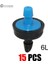 BXAB810CX15PCS Stili L Basınç Dengeleyici Verici Kendi Kendini Temizleyen Damla Sulama Suyu Regülatörü Mini Hat Içi Verici (Yurt Dışından) 1
