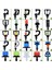 KSL01-246-25PCS Tarzı Sera Bahçe Damlama Sulama Damlatıcı Döner Nozul Püskürtme Sulama Sprinkler Yayıcılar, Hortum Dikenli Konnektörler Için (Yurt Dışından) 5