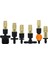 KSL01-002-30PCS Tarzı Kesla Tipleri Mikro Damla Sulama Buğulanma Pirinç Nozul Bahçe Sprey Soğutma Sprinkler W Konnektör Sulama Tesisleri (Yurt Dışından) 4