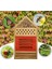 19.5X29.5X4CM Stili Ahşap Böcek Arı Evi Açık Ahşap Uğur Böceği Kelebek Evi Barınak Yuvalama Kutusu Bahçe Dekorasyonu (Yurt Dışından) 3