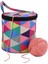 14.5X14CM Bir Stil 14.5X14CM Iplik Saklama Çantası Örgü Organizatör Kılıf Tığ Işi Kanca Örgü Iğneleri Kadınlar Için Yün Depolama Bez Çanta (Yurt Dışından) 2