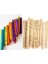 100'LÜ Ahşap Geçmeli Dil Çubuğu - 50'li Natural & 50'li Renkli 1
