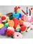 PT001-MAVI Kalp Stili Chew Play Oyuncaklar Sevimli Pet Köpek Kedi Köpek Chew Squeaker Quack Ses Bebek Oyuncak Yaratıcı Simülasyon Donut Pet Malzemeleri Köpek Oyuncakları (Yurt Dışından) 3