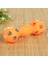 Turuncu Tarzı Olorful Noktalı Dambıl Şekilli Squeeze Squeaky Faux Bone Pet Köpek Oyuncakları Pet Çiğneme Oyuncak Meme Ucu Topu Etkileşimli Oyun (Yurt Dışından) 5