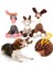 Fare Stili Sevimli Peluş Flamingo Evcil Köpekler Toyuahua Chew Chewyorkshirebulldogpugcorgi Küçük Köpek Etkileşimli Cızırtılı Ses Oyuncak (Yurt Dışından) 2
