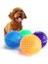 Turuncu Tarzı L-11CM Pet Köpek Oyuncaklar Kedi Köpek Sondaj Oyuncak Polka Gıcırtılı Diş Temizleme Topu Tpr Eğitim Pet Diş Çiğneme Oyuncak Diken Topları Aksesuarları (Yurt Dışından) 3