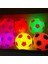 Rastgele Renk Stili 6.5cm Köpek Oyuncakları Yanıp Sönen Futbol LED Işık Ses Kabarık Top Komik Çocuk Pet Köpek Squeak Futbol Topu Temiz Dişler Pet Interaktif Oyuncak L2 (Yurt Dışından) 5