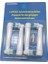 Vbatty Oral B Yumuşak Kıllar Için 4 Adet Yedek Diş Fırçası Başlıkları (4 Adet/1 Paket) (Yurt Dışından) 1