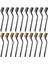 Bradoo-20 Adet Tel Fırça Kaynak Cürufu ve Pas Temizleme Için Metal Fırça Çizik Fırçası Kavisli Saplı Cüruf Fırçası Tel Pas Fırçası (Yurt Dışından) 5