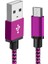 Mikro USB Kablosu Hızlı Şarj Örgülü Veri Kablosu Samsung S7 S6 Huawei Xiaomi Redmi Not 5 Pro 4 Android Mikro USB Telefon Kabloları (Yurt Dışından) 5