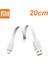 Orijinal Xiaomi Powerbank Kablosu 20 cm Mikro USB Hızlı Şarj Veri Kablosu Powerbank Kablosu Telefon Için Kısa Kablo Huawei Samsung (Yurt Dışından) 1