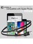Cafele Düz Tpe USB Kablosu iPhone Kablosu Hızlı Şarj Kablosu iPhone 6 7 8 x Dc 5 V 2.0A 50 120 cm Şarj Cihazı USB (Yurt Dışından) 2