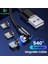 Floveme USB C Kablosu 540 Derece Tip C Döndür Manyetik Kablo Mıknatıs Şarj Cihazı Mikro USB Telefon Aksesuarları iPhone Xiaomi 11 (Yurt Dışından) 1