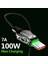 7A USB C Tipi Kablo 66W Huawei P50 PRO100W Onur 50 Pro Için Hızlı Şarj Kablosu Usb-C Şarj Kablosu Samsung Xiaomi iPhone Için (Yurt Dışından) 1