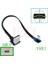 0.1 M-1 M Süper Düz Esnek Yukarı Aşağı Sol Sağ Açılı 90 Derece USB Mikro USB Erkek USB Erkek Veri Şarj Bağlantı Kablosu (Yurt Dışından) 3