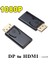 1080 P Dp Ekran Dönüşüm Bağlantı Noktası Dp Erkek HDMI Uyumlu Dişi Dönüştürücü Kablo Adaptörü Video Ses Konektörü Hdtv Pc Için (Yurt Dışından) 3