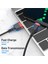 Uslıon 3A USB C Tipi Kablo Samsung S10 S9 Hızlı Şarj Cihazı C Tipi Telefon Şarj Kablosu Xiaomi Mi9 Redmi Not 7 Huawei P30 Kablo (Yurt Dışından) 3