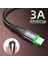 Uslıon USB C Tipi Kablo 3A Hızlı Şarj Kablosu Tip-C Samsung Xiaomi Huawei Için USB C Cep Telefonu Kablosu Şarj Cihazı LED Kablosu (Yurt Dışından) 2