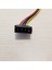 4pin Ide Molex 3-Port Sata Güç Uzatma Kablosu 18AWG Sabit Disk HDD SSD Pc Sunucusu Dıy 40 cm (Yurt Dışından) 3