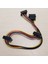 4pin Ide Molex 3-Port Sata Güç Uzatma Kablosu 18AWG Sabit Disk HDD SSD Pc Sunucusu Dıy 40 cm (Yurt Dışından) 5