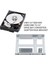 1 Adet Alüminyum 2-Bay 2.5 Inç SSD HDD Sabit Disk 3.5 Inç Sürücü Bölmesi Dönüştürücü Adaptör Raf Braketi 12 Vidalı (Yurt Dışından) 5