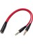 Örgülü 3,5 mm 4 Pozisyondan 2 x 3 Pozisyona 3,5 mm Kulaklık Mikrofon Ses Y Ayırıcı Adaptör Kablosu - Pc'ye 3,5 mm Akıllı Telefon Kulaklığı (Yurt Dışından) 3