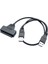 Sata USB Adaptörü Dönüştürücü Kablosu USB 2.0 Usb2.0 2.5 Inç 2.5 '' 22PIN Sata SSD HDD Sabit Disk Sürücüsü Adaptör Kablosu (Yurt Dışından) 3