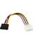 Yeni Güç Konektörü 18 cm Usb2.0 Ide Seri Ata Sata HDD Sabit Disk Güç Adaptörü Kablo Kordonu Bilgisayar Aksesuarları Dropshipping (Yurt Dışından) 2