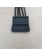 Sata 15PIN Dişi Kadın 1 Ila 5 Splitter Sabit Disk Güç Kablo Kordonu 18AWG Siyah Pc Sunucusu Için Dıy (Yurt Dışından) 4