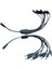 1 Adet Dc 5.5mm x 2.5mm 1 Dişi 8x Erkek Fiş Bağlantı Noktası 12 V Güvenlik Kamerası Dc Güç Splitter Adaptör Bağlantı Kablosu 40 cm Bakır (Yurt Dışından) 3