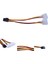 10 Adet/takım Çift Molex 4-Pin'den Bir Pcı-E 6-Pin Güç Konektörü Y Adaptör Kablosu (Yurt Dışından) 5