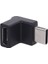 Sağ Açı 90 Derece USB 3.1 Tip C Erkek Kadın USB C Dönüştürücü Adaptör Cep Telefonu Tablet Dizüstü USB C Şarj Cihazı (Yurt Dışından) 3
