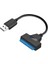 USB 2.0 - Sata 22PIN Adaptör Bakır Tel Çekirdek ve Abs Kablo HDD SSD Harici Sabit Disk Dönüştürücü Tel Uygula 2.5 Inç SSD Yeni (Yurt Dışından) 2