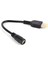 1 Adet 5.5*2.5mm Dişi Inter Yuvarlak Jack Kare Fiş Güç Dönüştürücü Adaptör Kablosu Lenovo Thinkpad (Yurt Dışından) 1