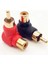 Adet/grup Rca Erkek Rca Dişi 90 Derece Sağ Açı L Tipi Altın Kaplama Av Ses Video Adaptör Fişi Dönüştürücü Konnektörler (Yurt Dışından) 5