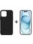 iPhone 15 Pro Liquid Içi Kadife Lansman Silikon Kılıf + Temperli Cam Ekran Koruyucu 1