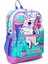 Kids Turkuaz Pembe Dondurmalı Kedi Desenli Okul Sırt Çantası 23751 1