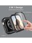 Kılıf + Cam Apple Watch 7 45MM 41MM 44MM 40MM Su Geçirmez Ekran Koruyucu Aksesuarları Kenar Tampon Iwatch 4 5 Se 6 Kapak (Yurt Dışından) 3