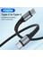 Aufu USB Kablosu PD60W USB C Tip C Hızlı Şarj Aleti Kablosu Xiaomi Samsung MacBook iPad 3A Cep Telefonu Kablosu USB Kablosu C Tipi (Yurt Dışından) 3
