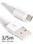 3/5 Metre Esnek Beyaz Kablo Kordonu Uzun Mikro USB Şarj Şarj Cihazı Tel Samsung Huawei Xiaomi Android Akıllı Cep Telefonu Için (Yurt Dışından) 1