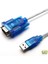 9 Pin Db9 Mavi Usb'den RS232'YE Seri Bağlantı Noktası Kablosu Seri Com Bağlantı Noktası Adaptörü Dönüştürücü (Yurt Dışından) 3