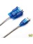 9 Pin Db9 Mavi Usb'den RS232'YE Seri Bağlantı Noktası Kablosu Seri Com Bağlantı Noktası Adaptörü Dönüştürücü (Yurt Dışından) 5