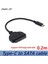 20 cm USB 3.1 Tip-C - Sata 3.0 Kablosu Usb-C Tip C - Seri Ata Iıı 7 + 15 22PIN Dönüştürücü Macbook Smartphone 2.5 Için (Yurt Dışından) 2