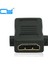 Vida Kilit Panel Montajlı HDMI Uyumlu Dişi - Dişi HDMI Uyumlu Uzatma F/f Kablo Genişletici Adaptör Konnektörü Siyah (Yurt Dışından) 1