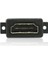 Vida Kilit Panel Montajlı HDMI Uyumlu Dişi - Dişi HDMI Uyumlu Uzatma F/f Kablo Genişletici Adaptör Konnektörü Siyah (Yurt Dışından) 3