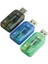 Ses Adaptörü Kartı 5.1usb - 3.5mm Mikrofon Kulaklık Jakı Stereo Kulaklık 3D Ses (Yurt Dışından) 1
